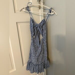 MABLE Blue and White Striped Top